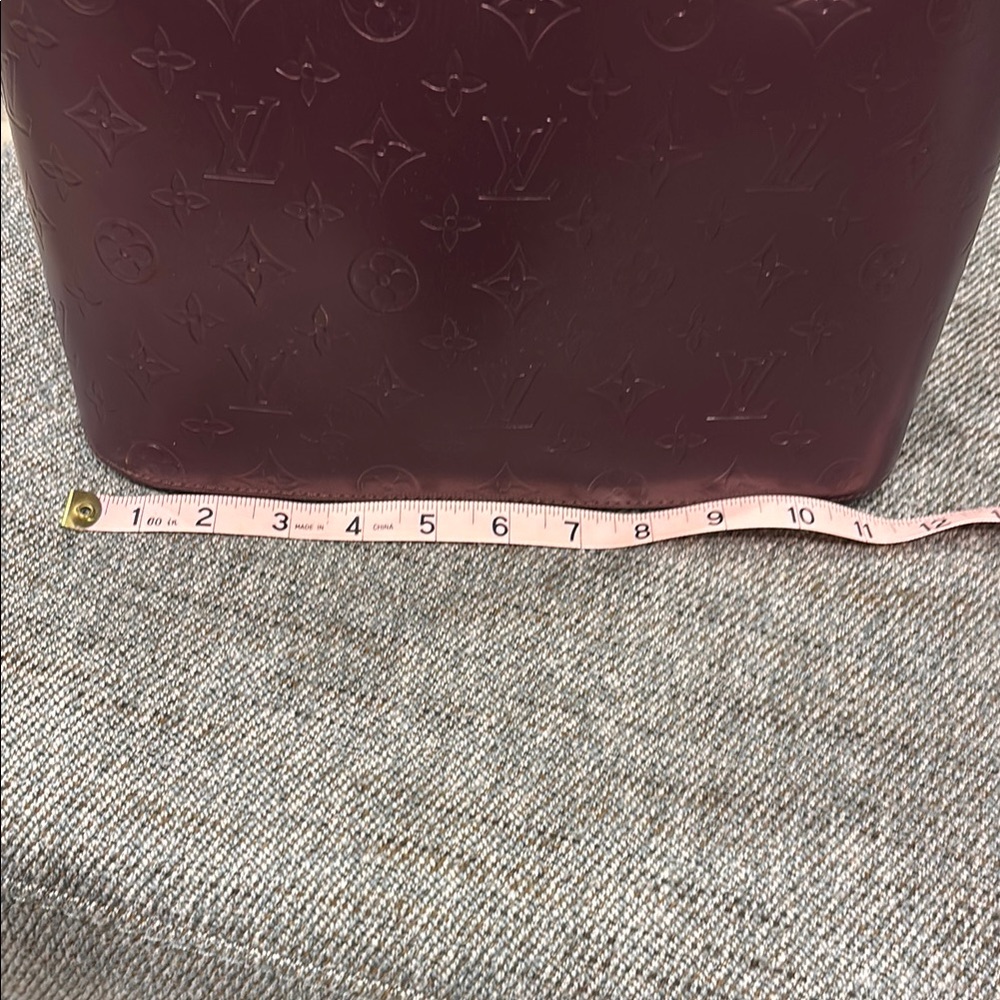 Louis Vuitton Burgundy Tote Bag - Picture 9 of 12